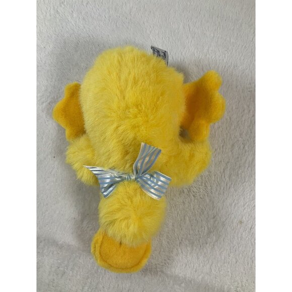 Chrisha Playful Plush Laying Yellow Duck Vintage 1988 Good Condition RARE! Toy - Picture 3 of 7